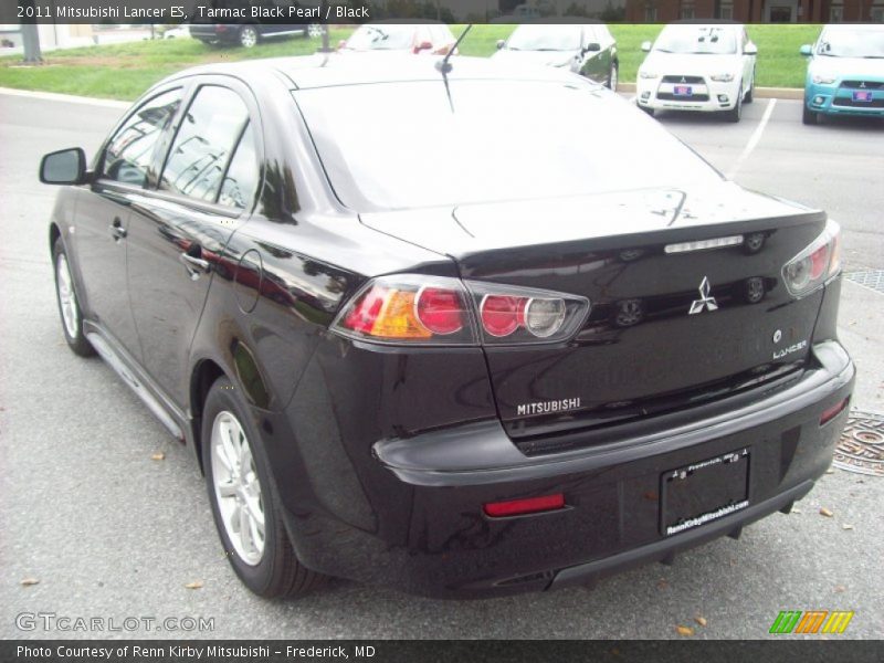 Tarmac Black Pearl / Black 2011 Mitsubishi Lancer ES