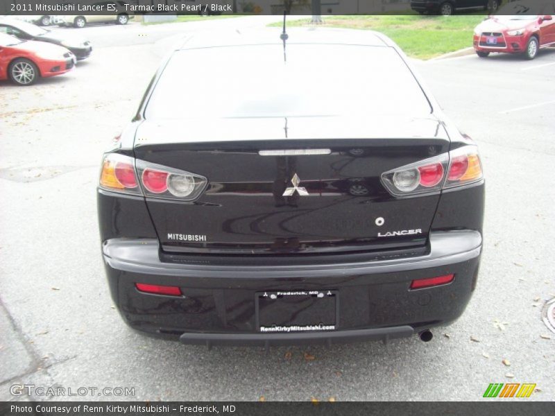 Tarmac Black Pearl / Black 2011 Mitsubishi Lancer ES