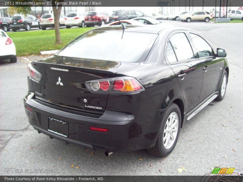 Tarmac Black Pearl / Black 2011 Mitsubishi Lancer ES