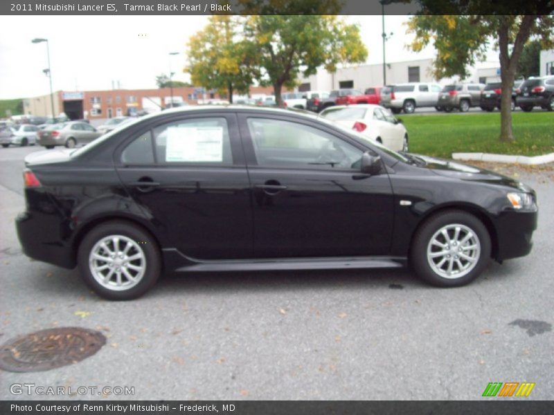 Tarmac Black Pearl / Black 2011 Mitsubishi Lancer ES