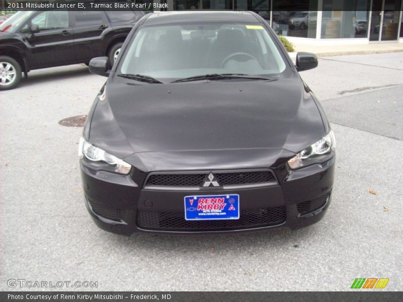 Tarmac Black Pearl / Black 2011 Mitsubishi Lancer ES