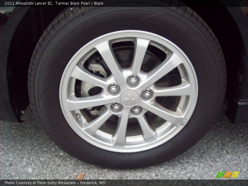 Tarmac Black Pearl / Black 2011 Mitsubishi Lancer ES