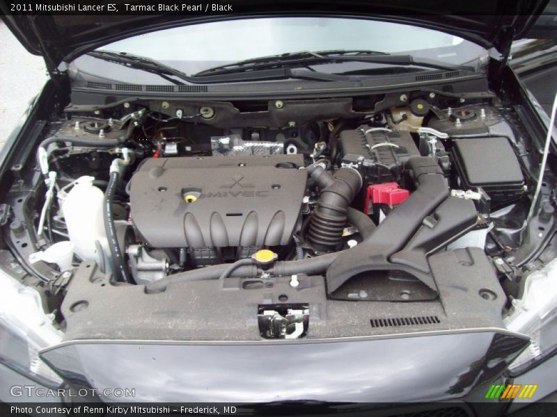 Tarmac Black Pearl / Black 2011 Mitsubishi Lancer ES