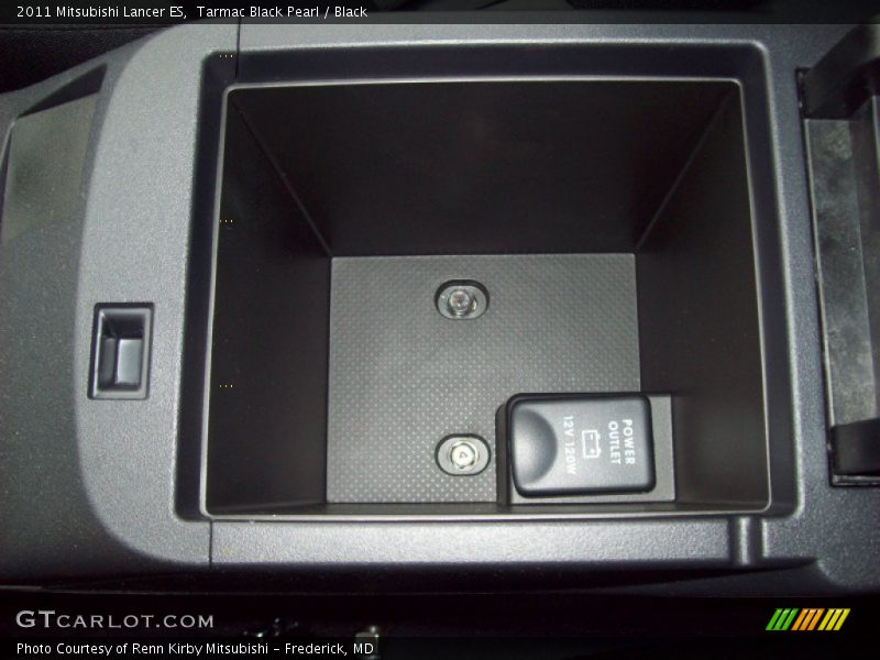 Tarmac Black Pearl / Black 2011 Mitsubishi Lancer ES
