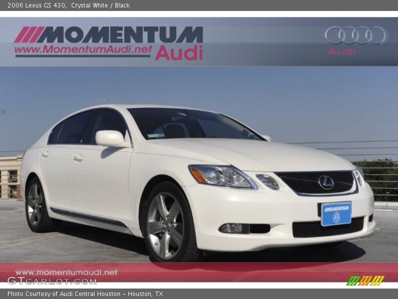 Crystal White / Black 2006 Lexus GS 430
