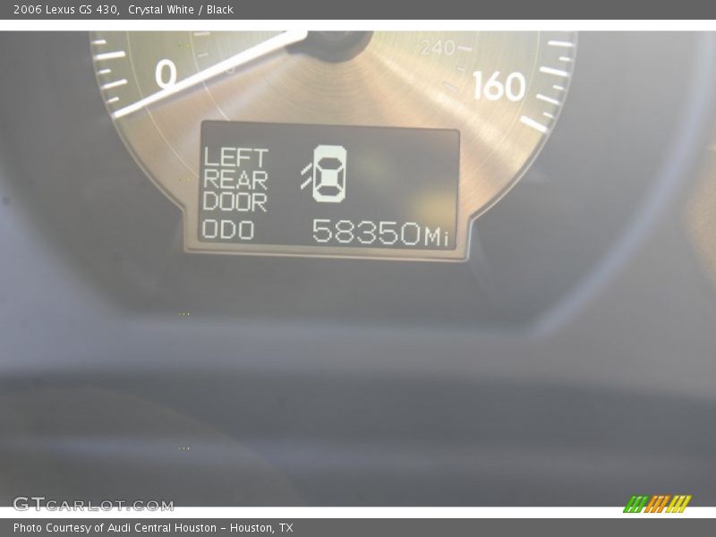 Crystal White / Black 2006 Lexus GS 430