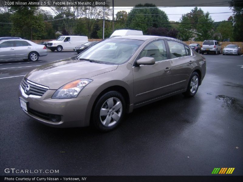 Pebble Beach Metallic / Blond 2008 Nissan Altima 2.5 S