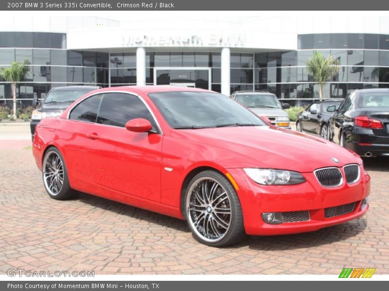 Crimson Red / Black 2007 BMW 3 Series 335i Convertible