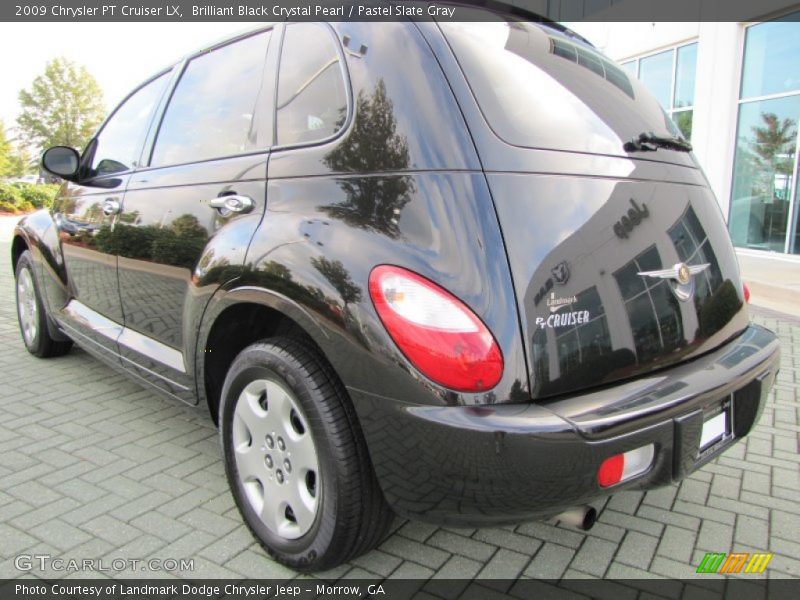 Brilliant Black Crystal Pearl / Pastel Slate Gray 2009 Chrysler PT Cruiser LX