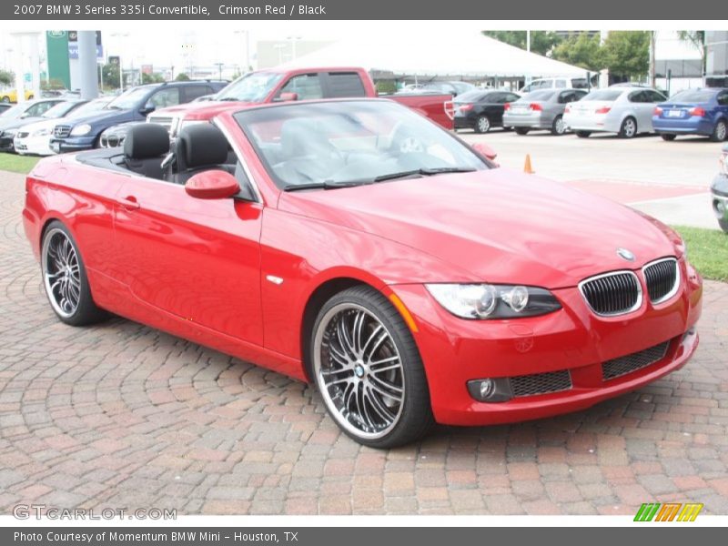 Crimson Red / Black 2007 BMW 3 Series 335i Convertible