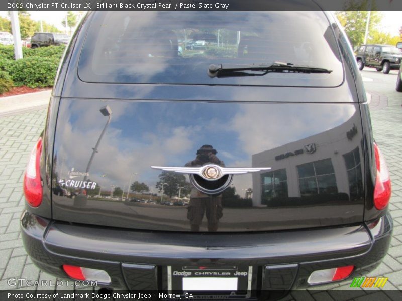 Brilliant Black Crystal Pearl / Pastel Slate Gray 2009 Chrysler PT Cruiser LX