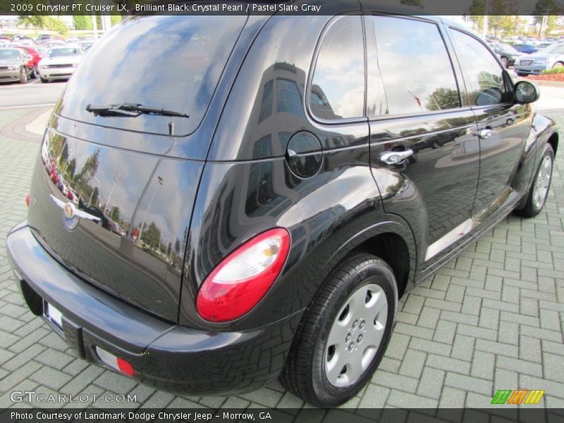 Brilliant Black Crystal Pearl / Pastel Slate Gray 2009 Chrysler PT Cruiser LX