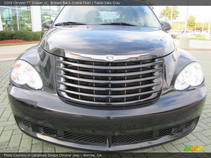 Brilliant Black Crystal Pearl / Pastel Slate Gray 2009 Chrysler PT Cruiser LX