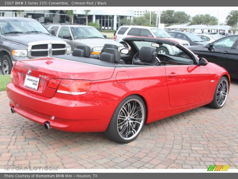 Crimson Red / Black 2007 BMW 3 Series 335i Convertible