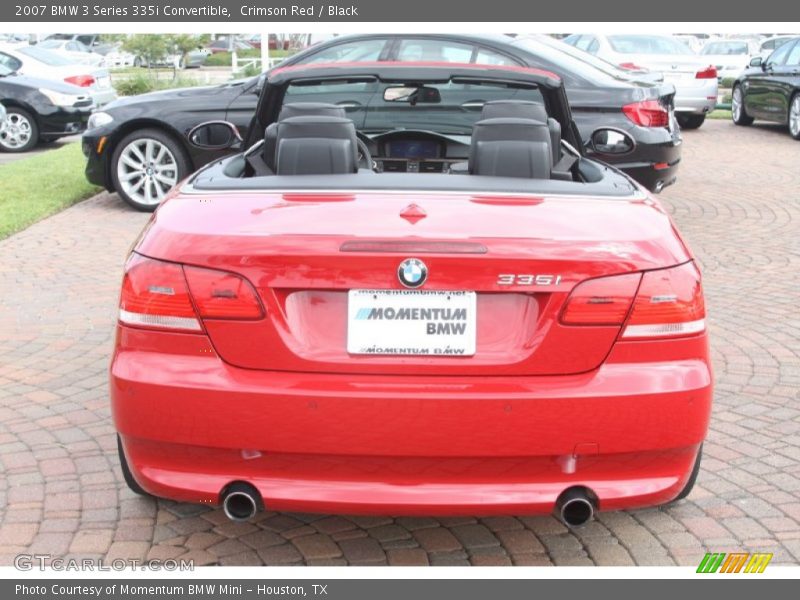 Crimson Red / Black 2007 BMW 3 Series 335i Convertible