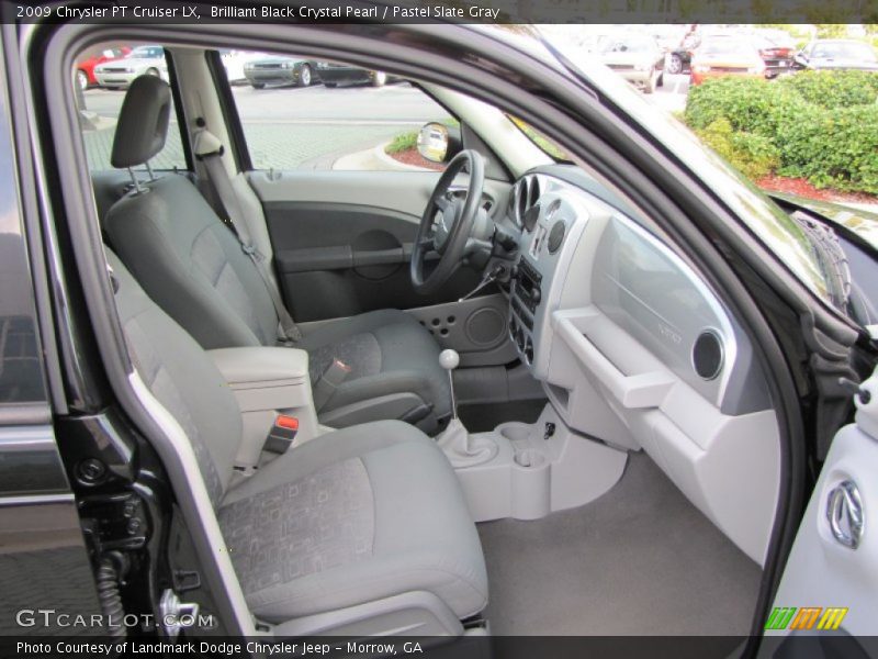 Brilliant Black Crystal Pearl / Pastel Slate Gray 2009 Chrysler PT Cruiser LX