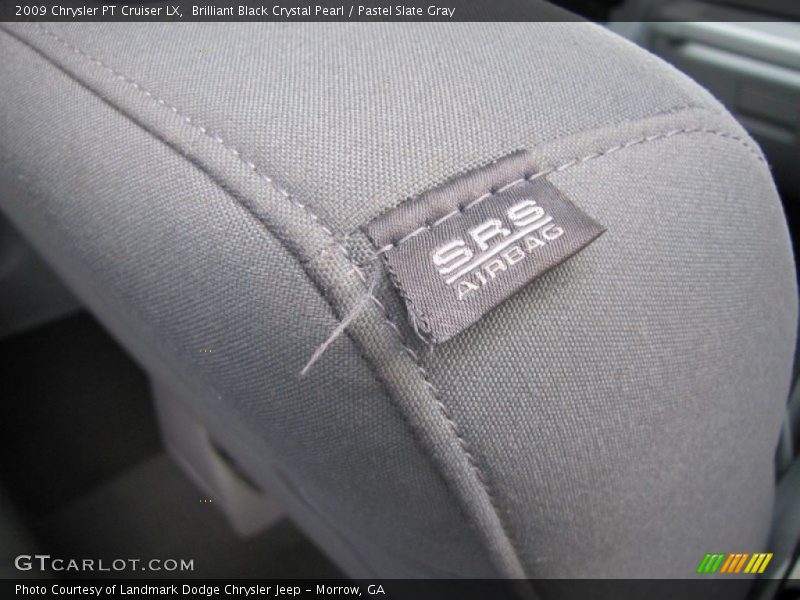 Brilliant Black Crystal Pearl / Pastel Slate Gray 2009 Chrysler PT Cruiser LX