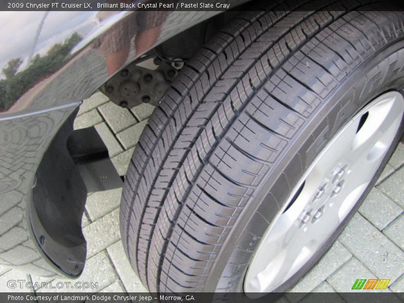 Brilliant Black Crystal Pearl / Pastel Slate Gray 2009 Chrysler PT Cruiser LX