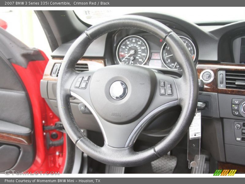 Crimson Red / Black 2007 BMW 3 Series 335i Convertible