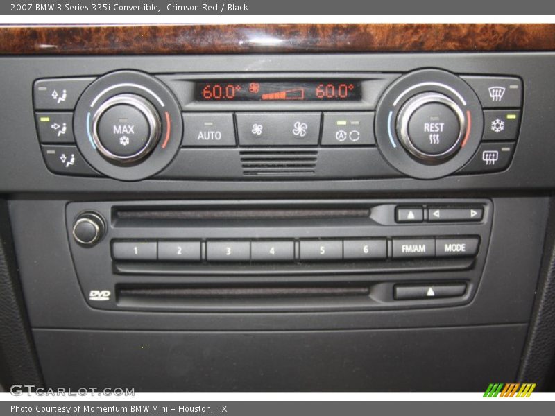 Crimson Red / Black 2007 BMW 3 Series 335i Convertible