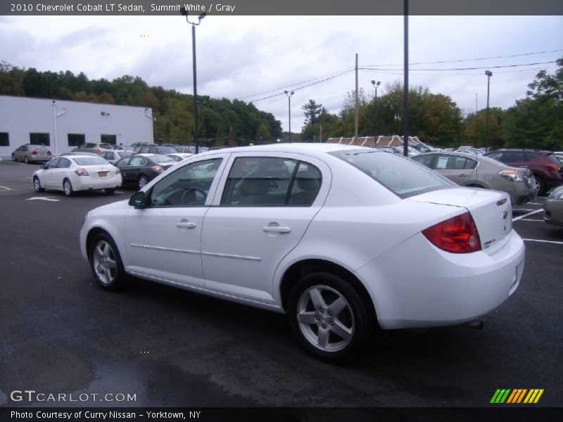 Summit White / Gray 2010 Chevrolet Cobalt LT Sedan