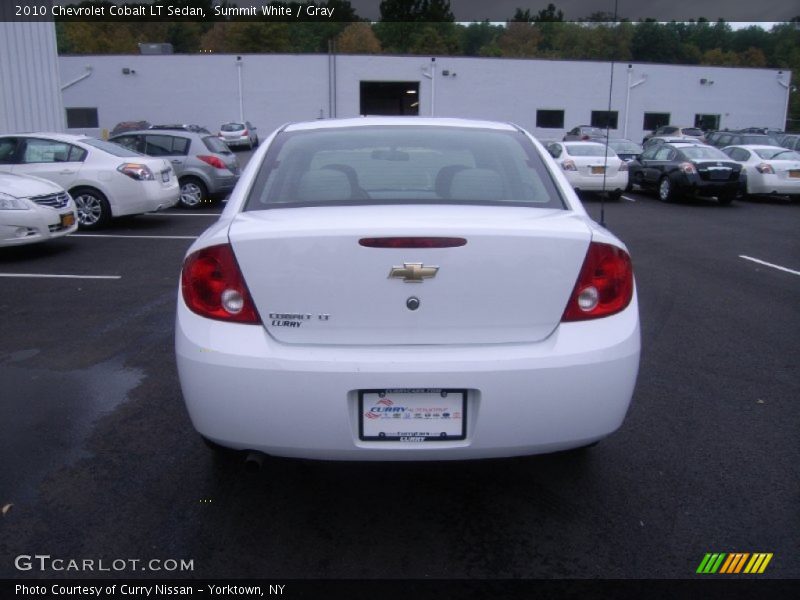 Summit White / Gray 2010 Chevrolet Cobalt LT Sedan