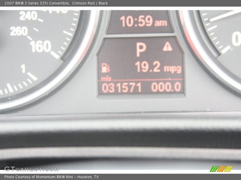Crimson Red / Black 2007 BMW 3 Series 335i Convertible