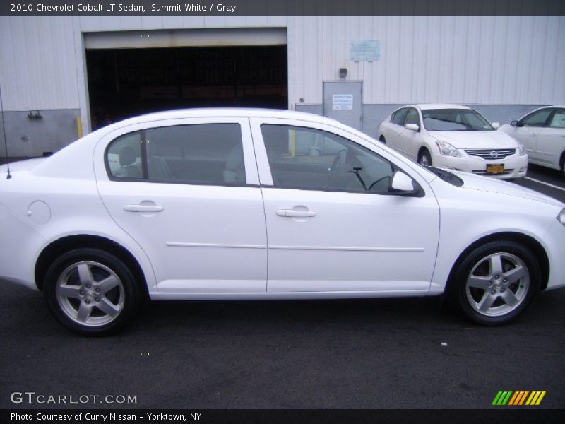 Summit White / Gray 2010 Chevrolet Cobalt LT Sedan