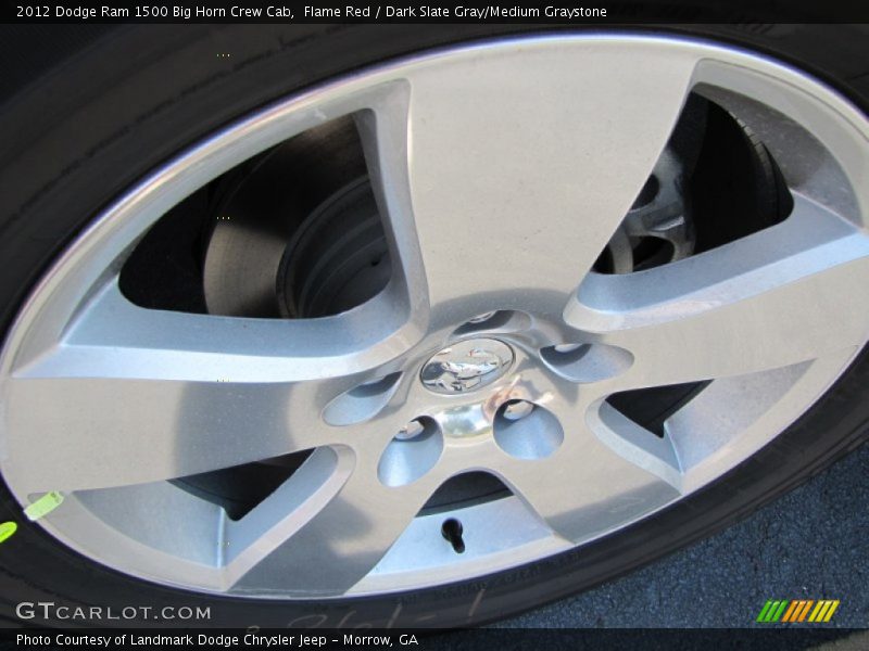 Flame Red / Dark Slate Gray/Medium Graystone 2012 Dodge Ram 1500 Big Horn Crew Cab