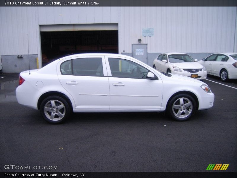 Summit White / Gray 2010 Chevrolet Cobalt LT Sedan