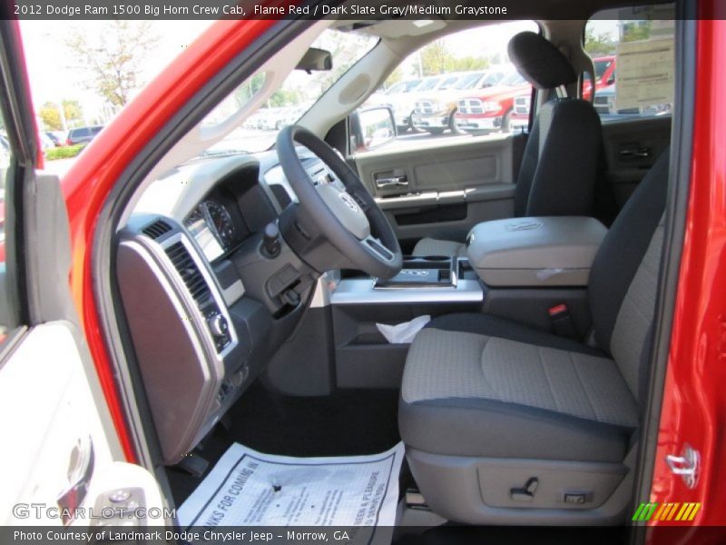  2012 Ram 1500 Big Horn Crew Cab Dark Slate Gray/Medium Graystone Interior