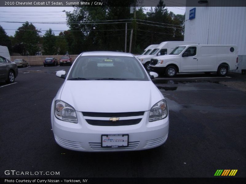 Summit White / Gray 2010 Chevrolet Cobalt LT Sedan
