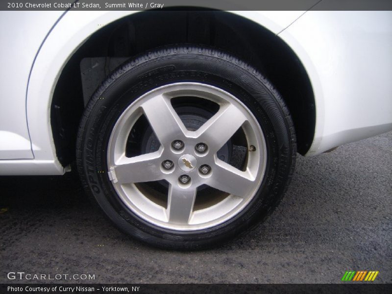 Summit White / Gray 2010 Chevrolet Cobalt LT Sedan