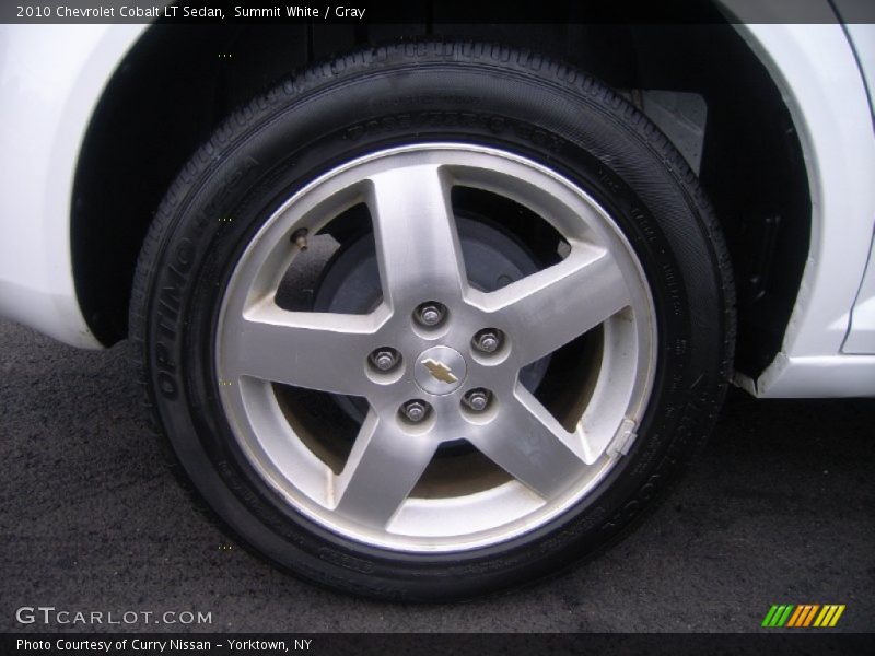 Summit White / Gray 2010 Chevrolet Cobalt LT Sedan