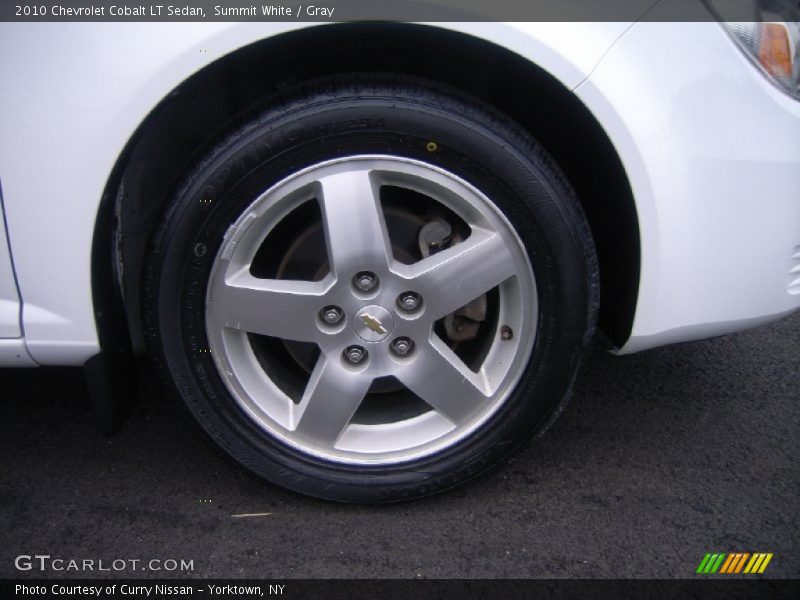 Summit White / Gray 2010 Chevrolet Cobalt LT Sedan