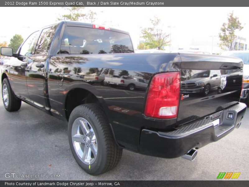 Black / Dark Slate Gray/Medium Graystone 2012 Dodge Ram 1500 Express Quad Cab