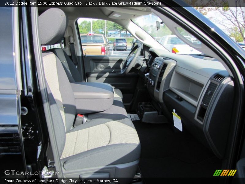 Black / Dark Slate Gray/Medium Graystone 2012 Dodge Ram 1500 Express Quad Cab