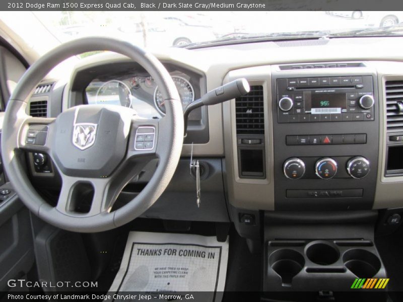 Dashboard of 2012 Ram 1500 Express Quad Cab