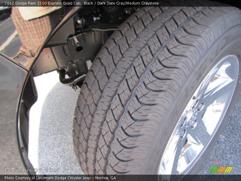 Black / Dark Slate Gray/Medium Graystone 2012 Dodge Ram 1500 Express Quad Cab