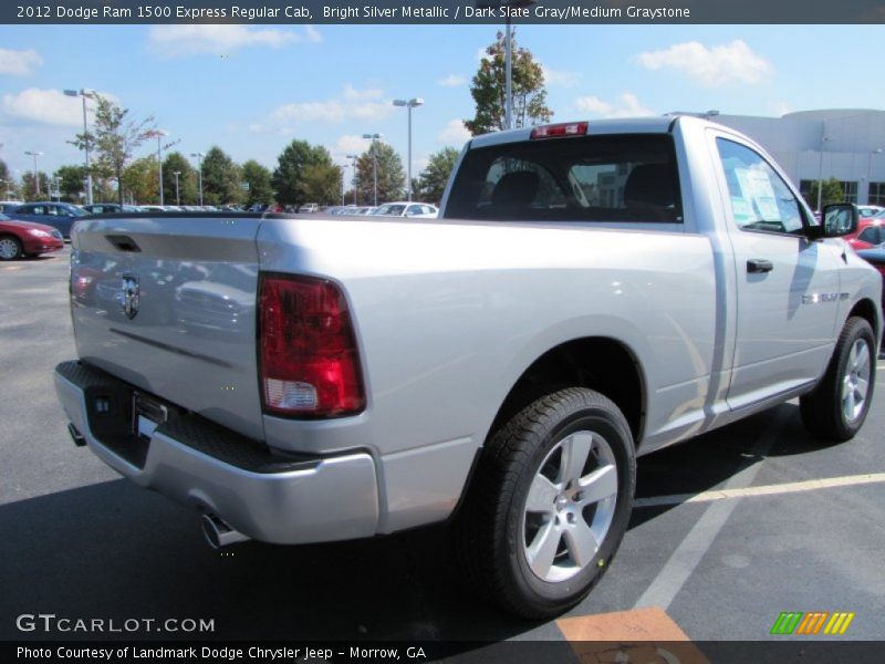 Bright Silver Metallic / Dark Slate Gray/Medium Graystone 2012 Dodge Ram 1500 Express Regular Cab