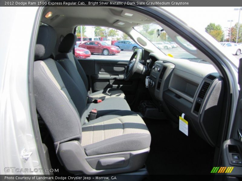 Bright Silver Metallic / Dark Slate Gray/Medium Graystone 2012 Dodge Ram 1500 Express Regular Cab
