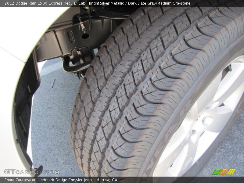 Bright Silver Metallic / Dark Slate Gray/Medium Graystone 2012 Dodge Ram 1500 Express Regular Cab