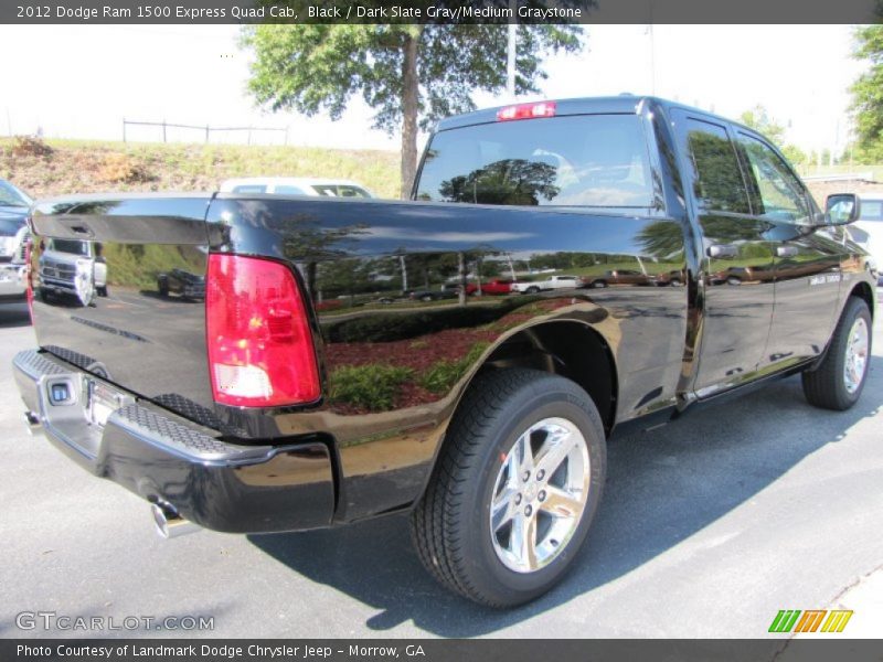 Black / Dark Slate Gray/Medium Graystone 2012 Dodge Ram 1500 Express Quad Cab
