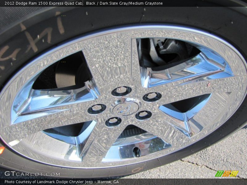 Black / Dark Slate Gray/Medium Graystone 2012 Dodge Ram 1500 Express Quad Cab