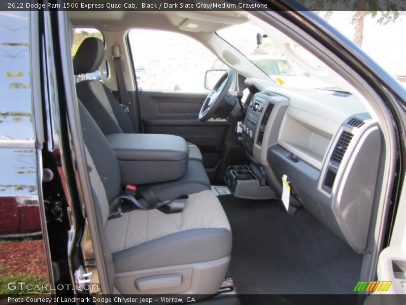 Black / Dark Slate Gray/Medium Graystone 2012 Dodge Ram 1500 Express Quad Cab