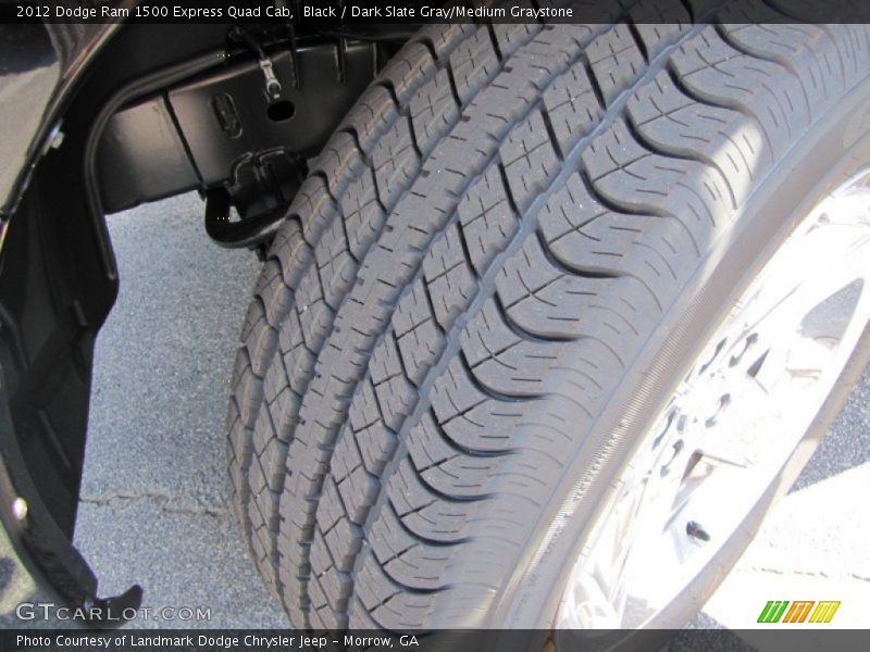 Black / Dark Slate Gray/Medium Graystone 2012 Dodge Ram 1500 Express Quad Cab