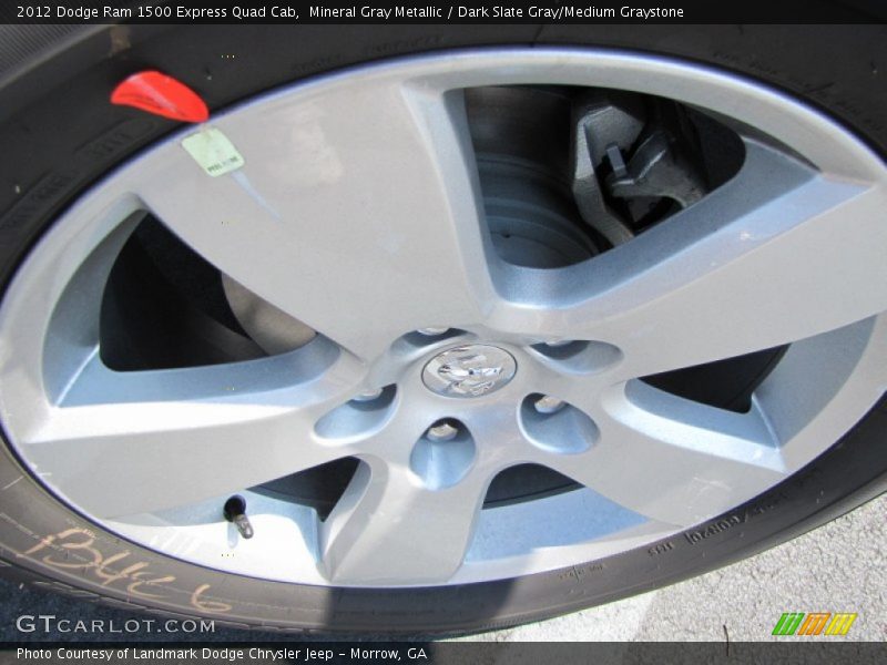 Mineral Gray Metallic / Dark Slate Gray/Medium Graystone 2012 Dodge Ram 1500 Express Quad Cab