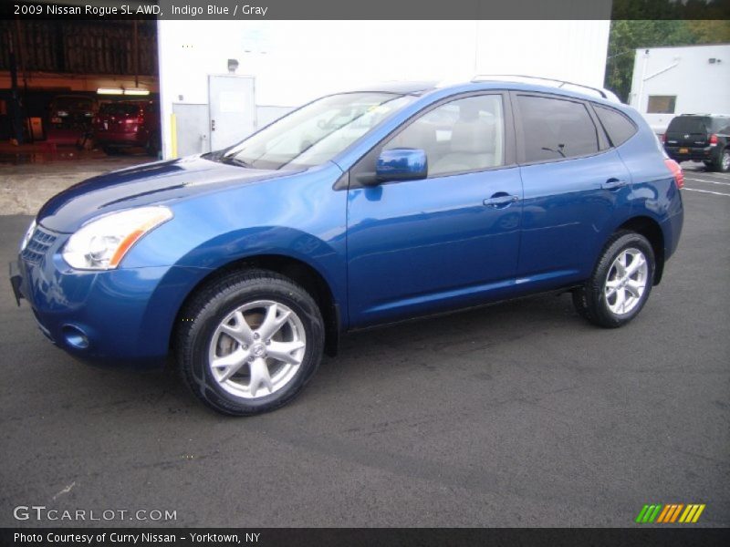 Indigo Blue / Gray 2009 Nissan Rogue SL AWD