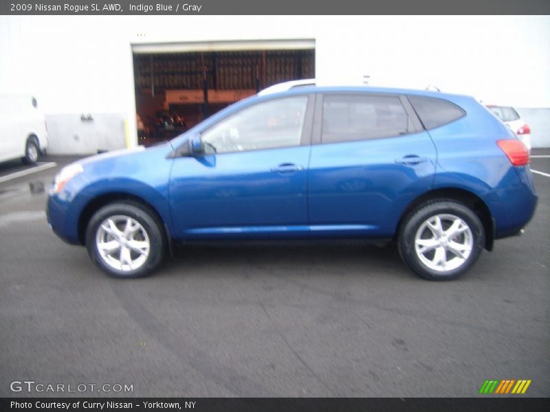 Indigo Blue / Gray 2009 Nissan Rogue SL AWD
