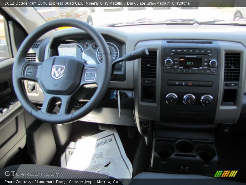 Mineral Gray Metallic / Dark Slate Gray/Medium Graystone 2012 Dodge Ram 1500 Express Quad Cab